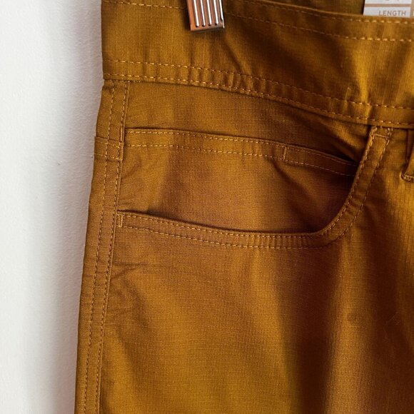 prAna Men's Double Peak Hiking Trail Short ANTIQUE BRONZE - Picture 4 of 11